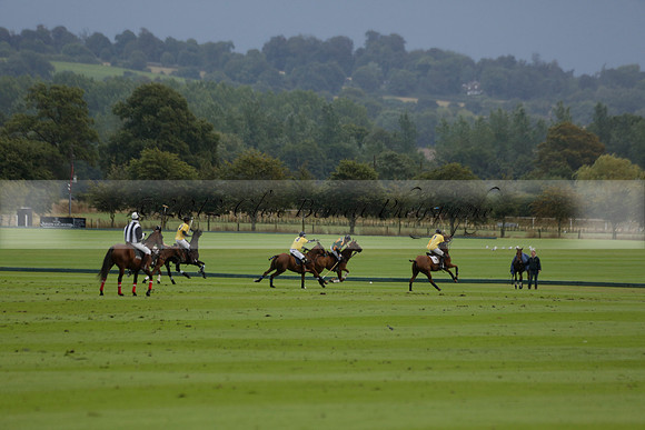 Maiz Dulce (green) v Las Esterellas (yellow) in the PSI Final polo match at Cowdray Park Polo Club on Ambersham 2 on Sunday 2013.09.08 www.polopictures.co.uk