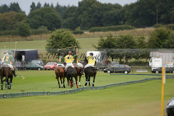 Maiz Dulce (green) v Las Esterellas (yellow) in the PSI Final polo match at Cowdray Park Polo Club on Ambersham 2 on Sunday 2013.09.08 www.polopictures.co.uk