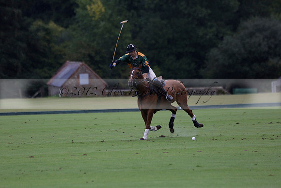 Maiz Dulce (green) v Las Esterellas (yellow) in the PSI Final polo match at Cowdray Park Polo Club on Ambersham 2 on Sunday 2013.09.08 www.polopictures.co.uk