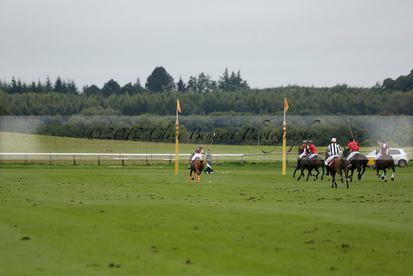 Four Quarters Black (black) v Clashleigh (red) in the Autumn Cup subsidiary final polo match on Ambersham 2 at Cowdray Park Polo Club on Sunday 22 September 2013 www.polopictures.co.uk