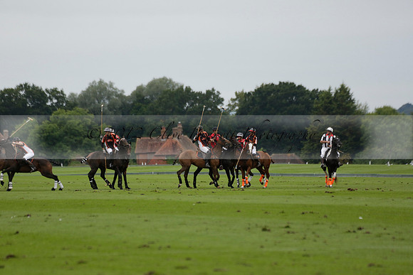 Four Quarters Black (black) v Clashleigh (red) in the Autumn Cup subsidiary final polo match on Ambersham 2 at Cowdray Park Polo Club on Sunday 22 September 2013 www.polopictures.co.uk