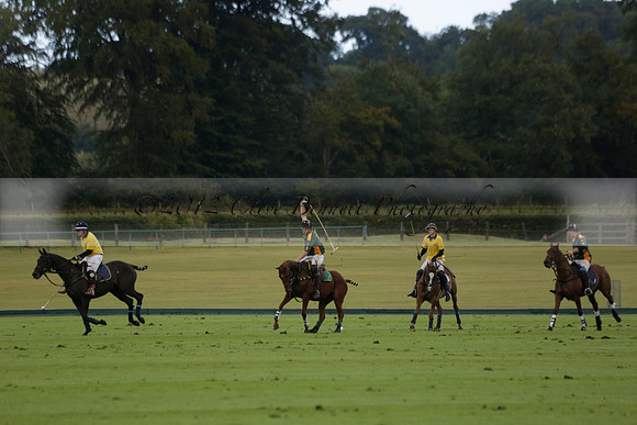 Maiz Dulce (green) v Las Esterellas (yellow) in the PSI Final polo match at Cowdray Park Polo Club on Ambersham 2 on Sunday 2013.09.08 www.polopictures.co.uk