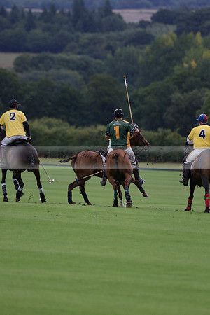 Maiz Dulce (green) v Las Esterellas (yellow) in the PSI Final polo match at Cowdray Park Polo Club on Ambersham 2 on Sunday 2013.09.08 www.polopictures.co.uk