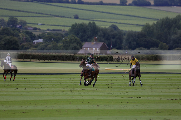Maiz Dulce (green) v Las Esterellas (yellow) in the PSI Final polo match at Cowdray Park Polo Club on Ambersham 2 on Sunday 2013.09.08 www.polopictures.co.uk