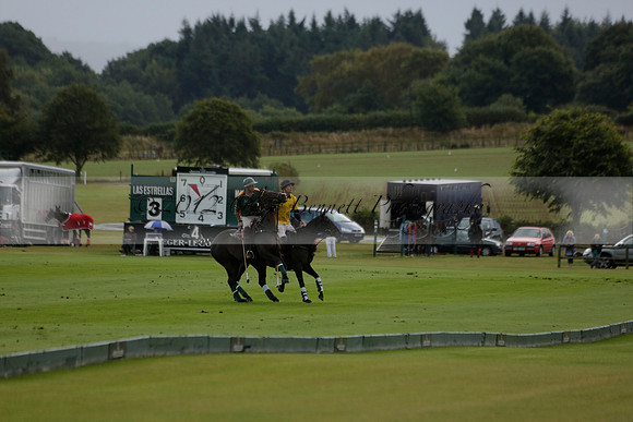 Maiz Dulce (green) v Las Esterellas (yellow) in the PSI Final polo match at Cowdray Park Polo Club on Ambersham 2 on Sunday 2013.09.08 www.polopictures.co.uk