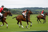 Four Quarters Black (black) v Clashleigh (red) in the Autumn Cup subsidiary final polo match on Ambersham 2 at Cowdray Park Polo Club on Sunday 22 September 2013 www.polopictures.co.uk