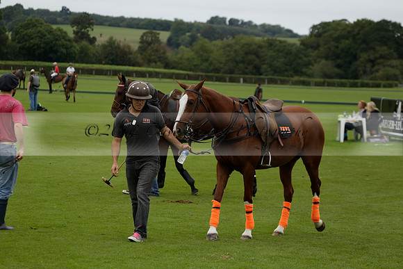 Four Quarters Black (black) v Clashleigh (red) in the Autumn Cup subsidiary final polo match on Ambersham 2 at Cowdray Park Polo Club on Sunday 22 September 2013 www.polopictures.co.uk