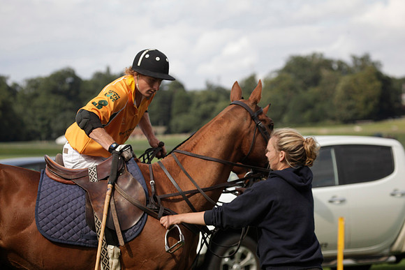 Montana v Maiz Dulce in the Uber 12 goal Final polo match played on Lawns 1 at Cowdray Park Polo Club on Sunday 26 August 2012