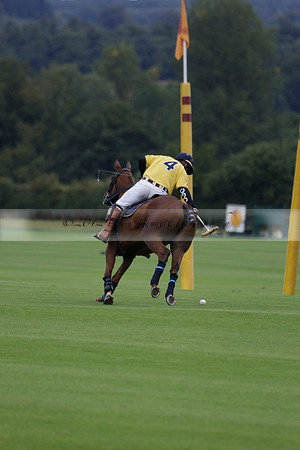 Maiz Dulce (green) v Las Esterellas (yellow) in the PSI Final polo match at Cowdray Park Polo Club on Ambersham 2 on Sunday 2013.09.08 www.polopictures.co.uk