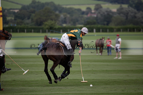 Maiz Dulce v Combe in a Brecknock Cup polo match played on Ambersham 2 at Cowdray Park Polo Club on Friday 17 August 2012