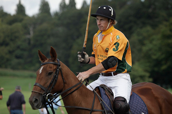 Montana v Maiz Dulce in the Uber 12 goal Final polo match played on Lawns 1 at Cowdray Park Polo Club on Sunday 26 August 2012