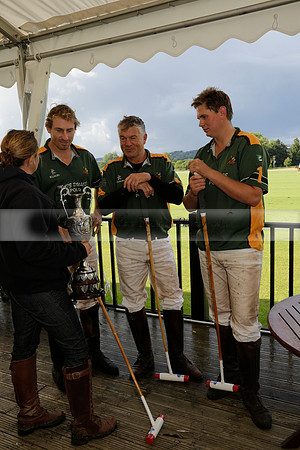 Maiz Dulce (green) v Las Esterellas (yellow) in the PSI Final polo match at Cowdray Park Polo Club on Ambersham 2 on Sunday 2013.09.08 www.polopictures.co.uk