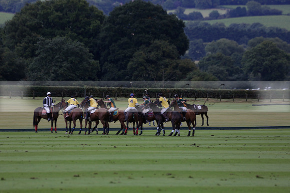 Maiz Dulce (green) v Las Esterellas (yellow) in the PSI Final polo match at Cowdray Park Polo Club on Ambersham 2 on Sunday 2013.09.08 www.polopictures.co.uk