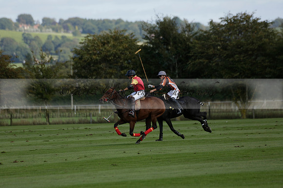 Four Quarters Black (black) v BHC (red) in a Autumn Cup polo match on Ambersham 2 at Cowdray Park Polo Club on Friday 20 September 2013 www.polopictures.co.uk