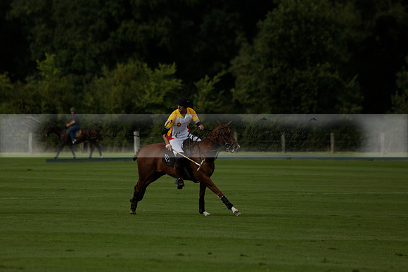 Aryana (black) v Shoreline (yellow) in a Farewell Cup polo match played on Ambersham 5 at Cowdray Park Polo Club on Wednesday 18 September 2013. www.polopictures.co.uk