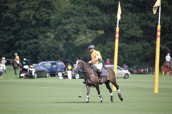 Montana v Maiz Dulce in the Uber 12 goal Final polo match played on Lawns 1 at Cowdray Park Polo Club on Sunday 26 August 2012