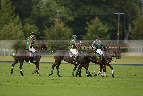 Maiz Dulce (green) v Las Esterellas (yellow) in the PSI Final polo match at Cowdray Park Polo Club on Ambersham 2 on Sunday 2013.09.08 www.polopictures.co.uk