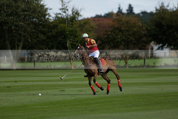 Four Quarters Black (black) v BHC (red) in a Autumn Cup polo match on Ambersham 2 at Cowdray Park Polo Club on Friday 20 September 2013 www.polopictures.co.uk