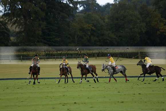 Maiz Dulce (green) v Las Esterellas (yellow) in the PSI Final polo match at Cowdray Park Polo Club on Ambersham 2 on Sunday 2013.09.08 www.polopictures.co.uk
