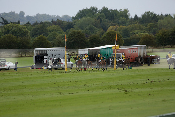 Maiz Dulce (green) v Las Esterellas (yellow) in the PSI Final polo match at Cowdray Park Polo Club on Ambersham 2 on Sunday 2013.09.08 www.polopictures.co.uk
