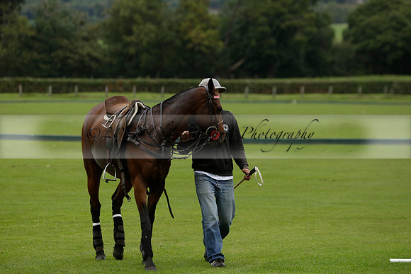 Four Quarters Black (black) v Clashleigh (red) in the Autumn Cup subsidiary final polo match on Ambersham 2 at Cowdray Park Polo Club on Sunday 22 September 2013 www.polopictures.co.uk