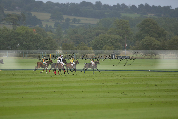 Maiz Dulce (green) v Las Esterellas (yellow) in the PSI Final polo match at Cowdray Park Polo Club on Ambersham 2 on Sunday 2013.09.08 www.polopictures.co.uk
