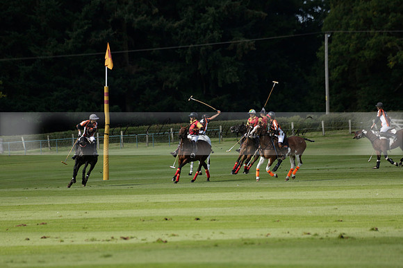Four Quarters Black (black) v BHC (red) in a Autumn Cup polo match on Ambersham 2 at Cowdray Park Polo Club on Friday 20 September 2013 www.polopictures.co.uk