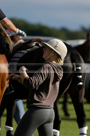 Aryana (black) v Shoreline (yellow) in a Farewell Cup polo match played on Ambersham 5 at Cowdray Park Polo Club on Wednesday 18 September 2013. www.polopictures.co.uk