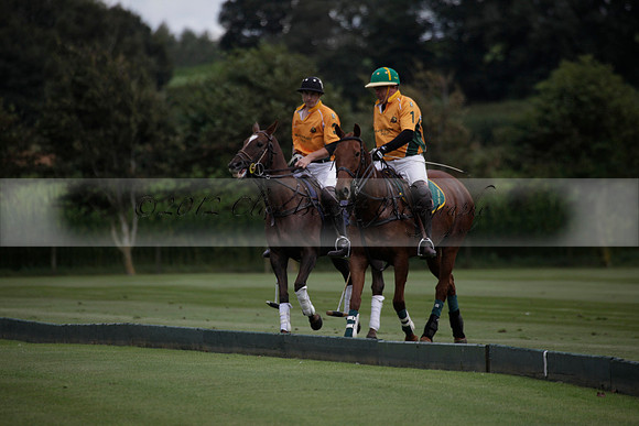 Maiz Dulce v Broadoak Farm in an Autumn Cup polo match played at Cowdray Park Polo Club on Wednesday 12 September 2012 on Ambersham 3.