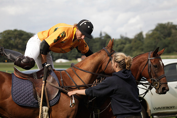 Montana v Maiz Dulce in the Uber 12 goal Final polo match played on Lawns 1 at Cowdray Park Polo Club on Sunday 26 August 2012