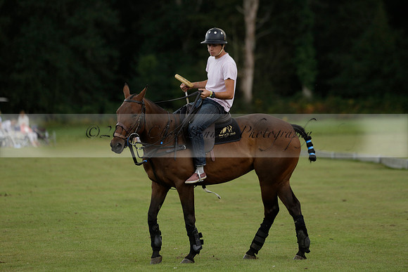 The Blue Jackets Cup polo match played between Maize Dulce (green) vs Home Farm (white) At the New Forest Polo Club on Sunday 18 August 2013