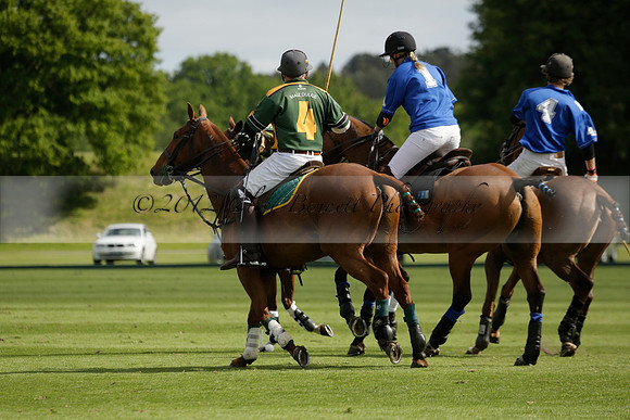 Maiz Dulce v Ghost Chilli in the Easebourne Cup final Polo match 2013.06.09