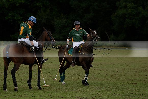 The Blue Jackets Cup polo match played between Maize Dulce (green) vs Home Farm (white) At the New Forest Polo Club on Sunday 18 August 2013
