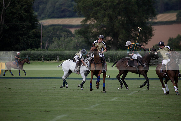 Maiz Dulce v Combe in a Brecknock Cup polo match played on Ambersham 2 at Cowdray Park Polo Club on Friday 17 August 2012