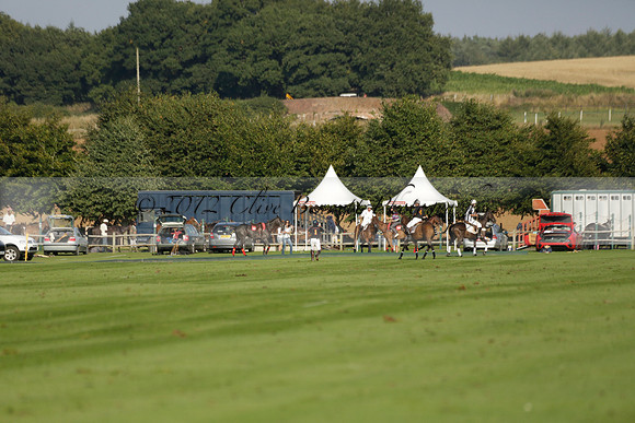 Pluma Negra (white) v Shoreline (black) in the Brecknock Cup Subsidiary final polo match played on Sunday 25 August 2013 at Cowdray Park Polo Club on Ambersham 1. 2013.10.12 www.polopictures.co.uk