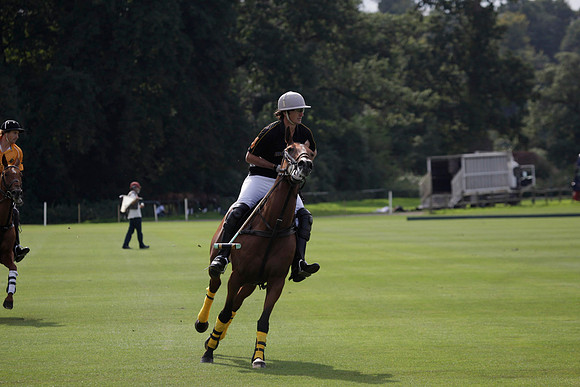 Montana v Maiz Dulce in the Uber 12 goal Final polo match played on Lawns 1 at Cowdray Park Polo Club on Sunday 26 August 2012