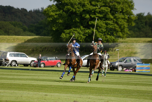 Maiz Dulce v Ghost Chilli in the Easebourne Cup final Polo match 2013.06.09