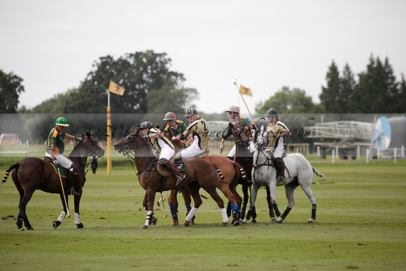 Maiz Dulce v Combe in a Brecknock Cup polo match played on Ambersham 2 at Cowdray Park Polo Club on Friday 17 August 2012