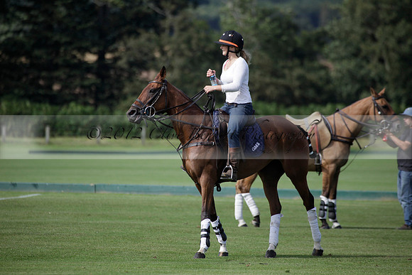 Maiz Dulce v Combe in a Brecknock Cup polo match played on Ambersham 2 at Cowdray Park Polo Club on Friday 17 August 2012