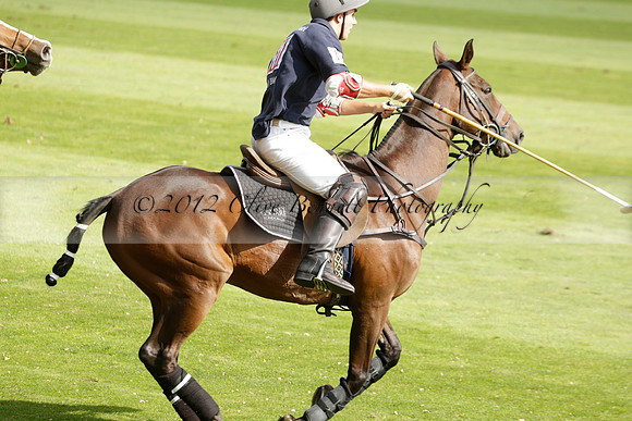 Pandas (white) v Home Farm (navy) in a Park House West Sussex Cup Polo match on Brooksfield at Cowdray Park Polo Club on Friday 30 August 2013. 2013.08.30 www.polopictures.co.uk