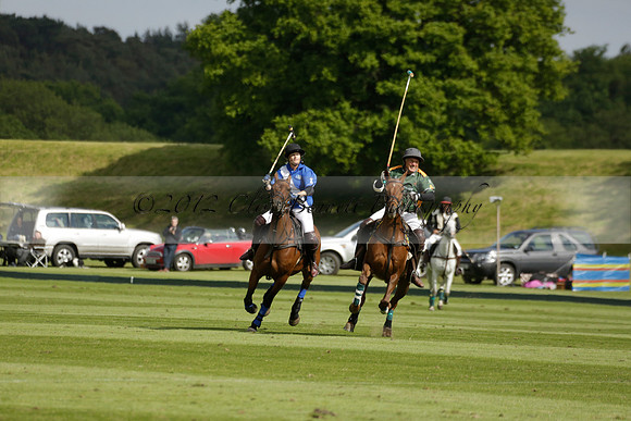 Maiz Dulce v Ghost Chilli in the Easebourne Cup final Polo match 2013.06.09