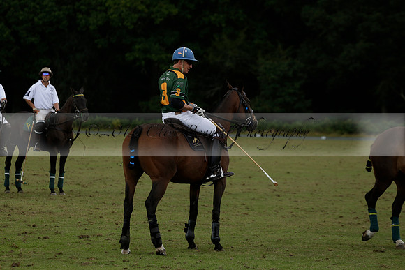 The Blue Jackets Cup polo match played between Maize Dulce (green) vs Home Farm (white) At the New Forest Polo Club on Sunday 18 August 2013