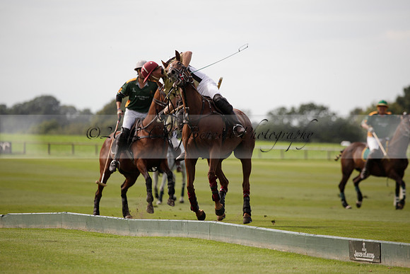 Maiz Dulce v Combe in a Brecknock Cup polo match played on Ambersham 2 at Cowdray Park Polo Club on Friday 17 August 2012