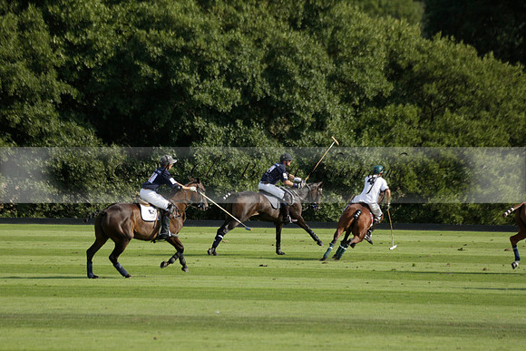 Pandas (white) v Home Farm (navy) in a Park House West Sussex Cup Polo match on Brooksfield at Cowdray Park Polo Club on Friday 30 August 2013. 2013.08.30 www.polopictures.co.uk