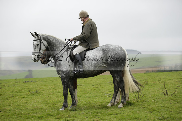 Devon & Somerset Staghounds meet at Larkbarrow Corner. North Devon. 2013.10.18 www.polopictures.co.uk