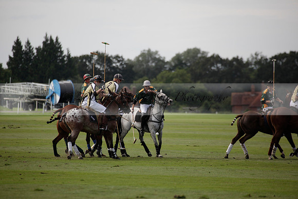 Maiz Dulce v Combe in a Brecknock Cup polo match played on Ambersham 2 at Cowdray Park Polo Club on Friday 17 August 2012