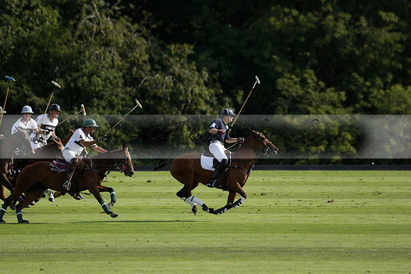 Pandas (white) v Home Farm (navy) in a Park House West Sussex Cup Polo match on Brooksfield at Cowdray Park Polo Club on Friday 30 August 2013. 2013.08.30 www.polopictures.co.uk