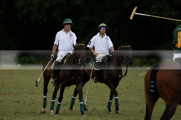 The Blue Jackets Cup polo match played between Maize Dulce (green) vs Home Farm (white) At the New Forest Polo Club on Sunday 18 August 2013