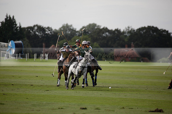 Maiz Dulce v Combe in a Brecknock Cup polo match played on Ambersham 2 at Cowdray Park Polo Club on Friday 17 August 2012