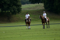 Pluma Negra (white) v Shoreline (black) in the Brecknock Cup Subsidiary final polo match played on Sunday 25 August 2013 at Cowdray Park Polo Club on Ambersham 1. 2013.10.12 www.polopictures.co.uk